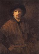 REMBRANDT Harmenszoon van Rijn The Large Self-Portrait oil painting